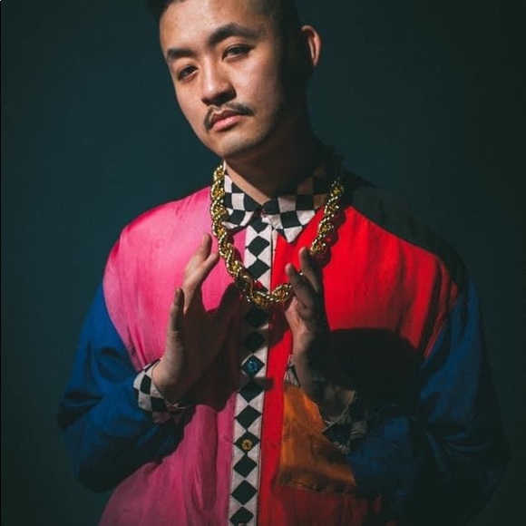 90s Vintage Colour Block Button Up - Picture 6 of 8